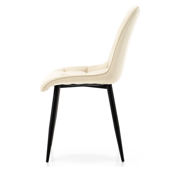 Krzesło tapicerowane welurowe CHIC velvet aksamit zielony