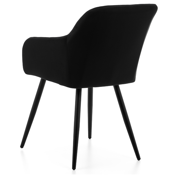 Krzesło tapicerowane ORTE zielony welur do salonu jadalni