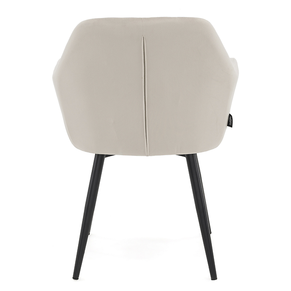 Krzesło obrotowe FREJA welur czarny noga czarna