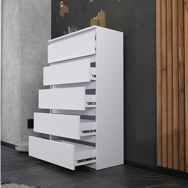 Komoda do salonu nowoczesna 70cm szafka rtv loft szara wotan