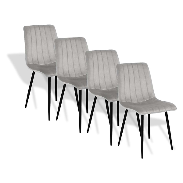 Krzesło Magnolia beżowe welur do salonu do jadalni do kuchni BEGRYF