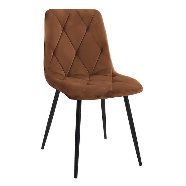 Krzesło Storczyk ciemno niebieskie welur do salonu do jadalni  Begryf