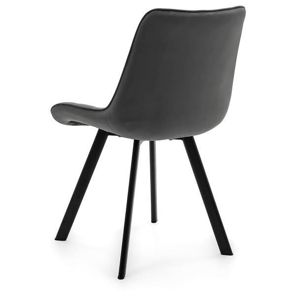 Krzesło Tapicerowane Welurowe Do Salonu Jadalni Zielone TORI