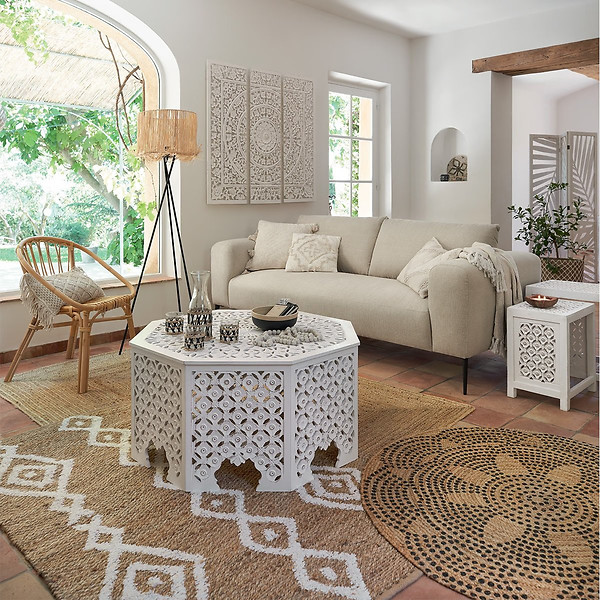 Fotel/krzesło Dream rattan naturalny w stylu boho