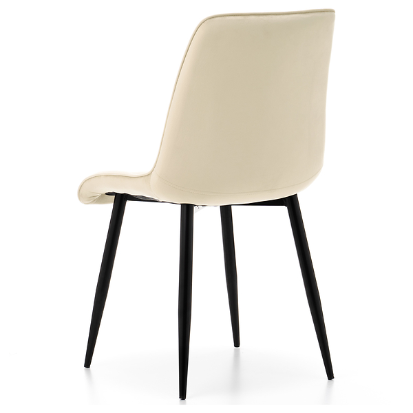 Krzesło tapicerowane welurowe CHIC velvet aksamit zielony