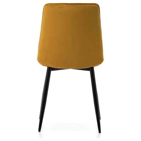 Krzesło tapicerowane welurowe CHIC velvet aksamit zielony