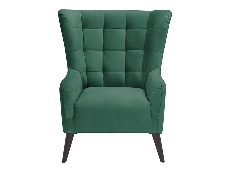 Fotel uszak Casey plecionka beżowy