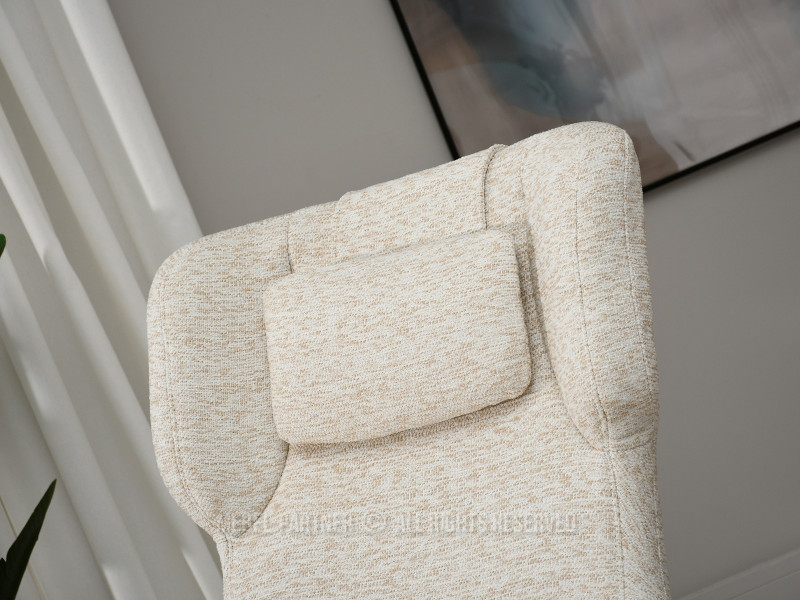 Szary Obrotowy Fotel Irving - Nowocześnie Do Salonu