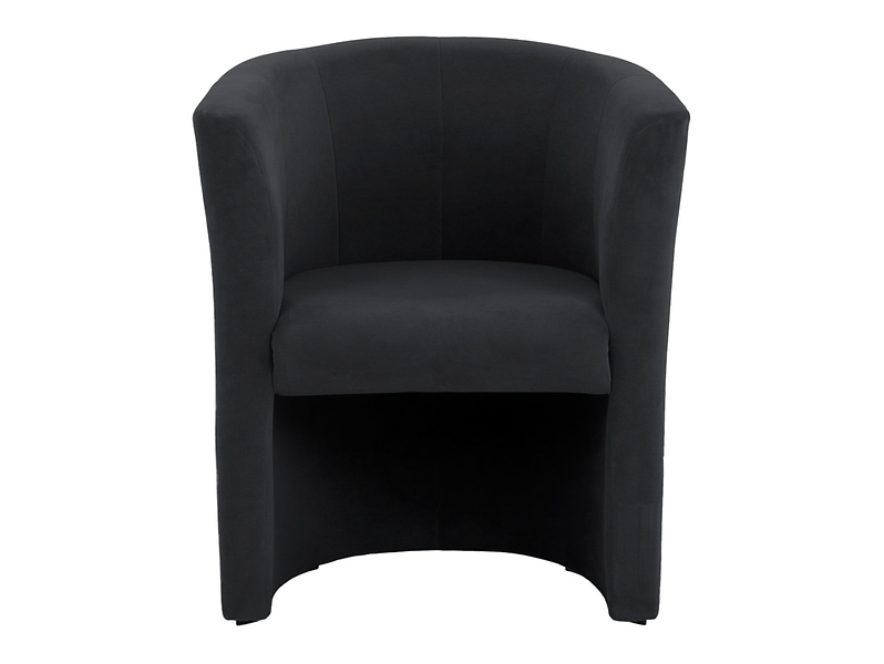 Fotel Orion welurowy granatowy