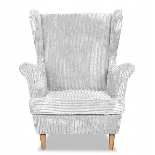 Fotel uszak Bonito beżowy sztruks Family Meble