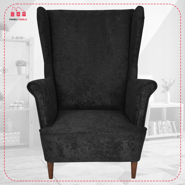 Fotel uszak z podnóżkiem MAX Family Meble