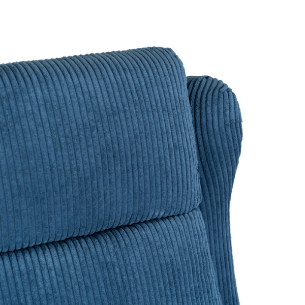 Fotel Rozkładany Wypoczynkowy Uszak Do Salonu Do Spania Szary SPENCER