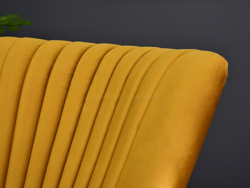 Fotel Lanza Szary Welur, Podstawa Czarny