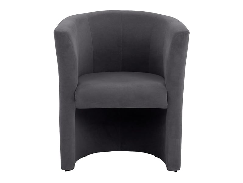 Fotel Orion welurowy granatowy