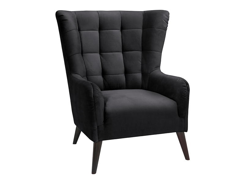 Fotel uszak Casey plecionka beżowy