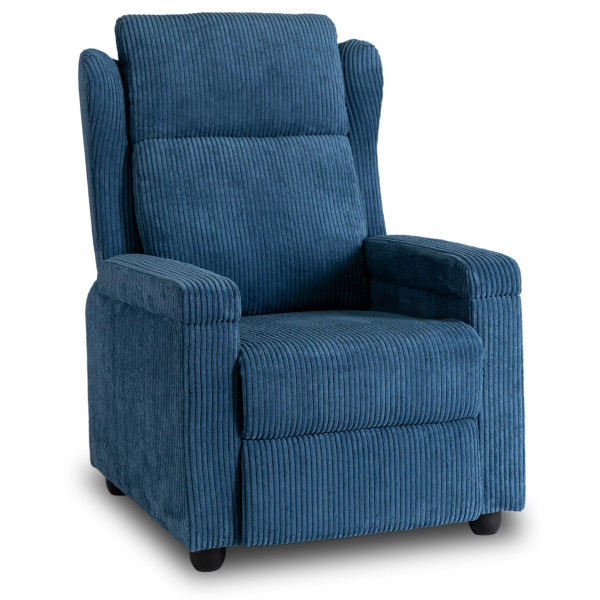 Fotel Rozkładany Wypoczynkowy Uszak Do Salonu Do Spania Szary SPENCER