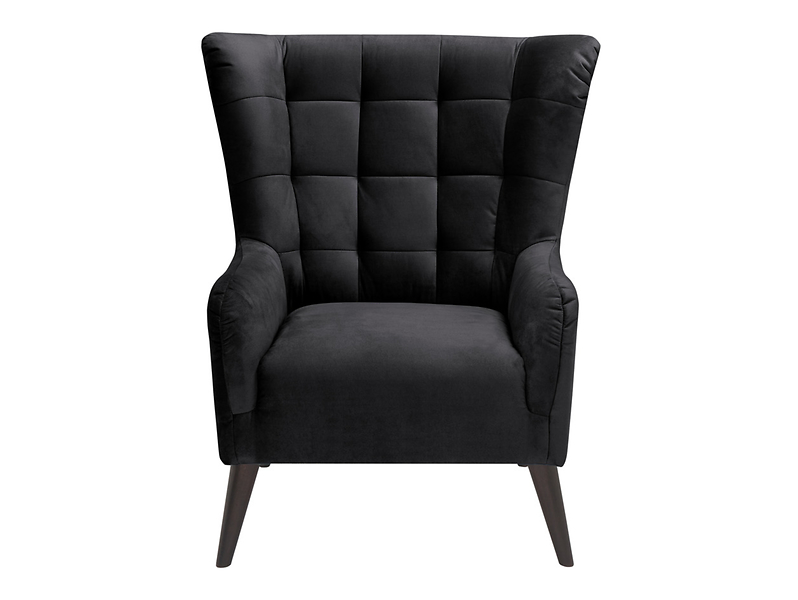 Fotel uszak Casey plecionka beżowy