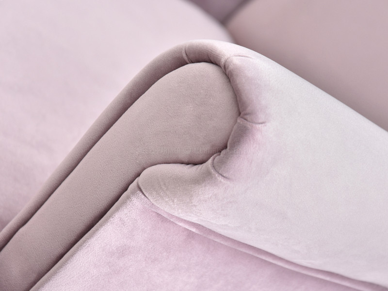 Fotel Malmo Żurawina Tkanina, Podstawa Orzech