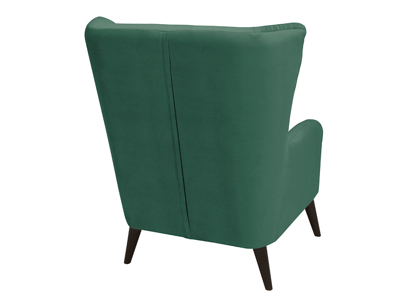 Fotel uszak Casey plecionka beżowy