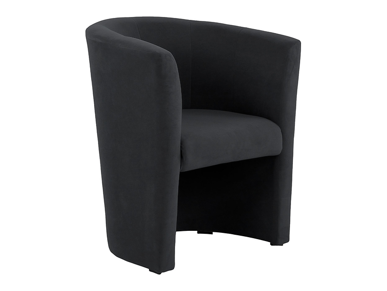 Fotel Orion welurowy granatowy