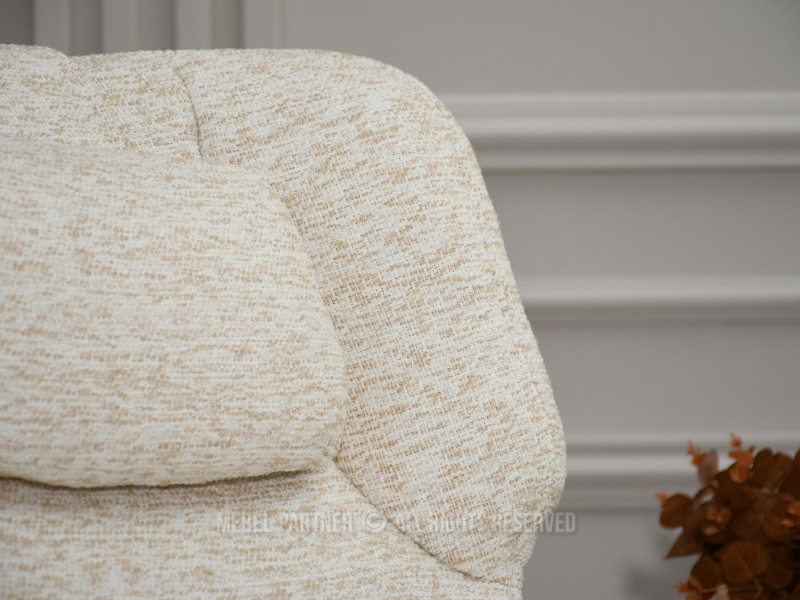 Szary Obrotowy Fotel Irving - Nowocześnie Do Salonu