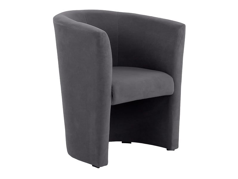 Fotel Orion welurowy granatowy