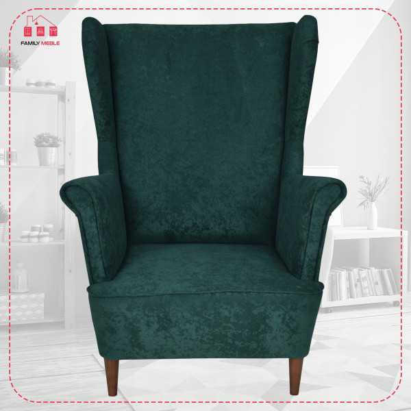 Fotel uszak z podnóżkiem MAX Family Meble