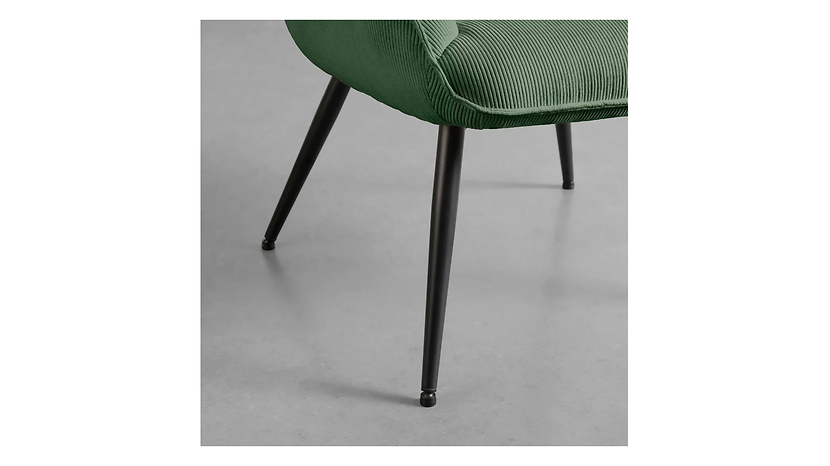 Fotel uszak Gunvor z przeszyciami  szary