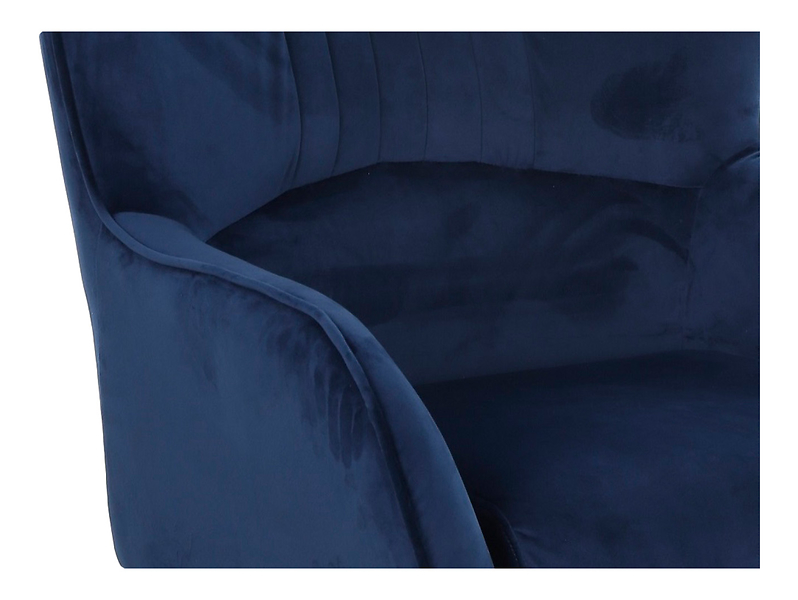 Fotel uszak Samon granatowy