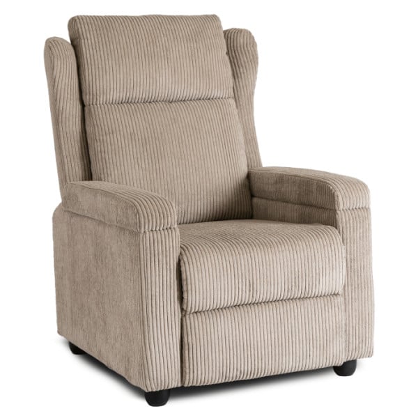 Fotel Rozkładany Wypoczynkowy Uszak Do Salonu Do Spania Szary SPENCER