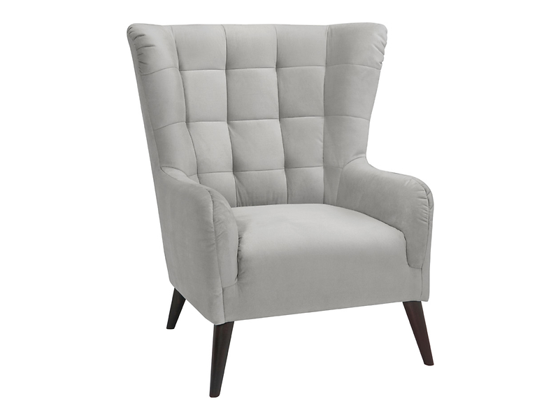 Fotel uszak Casey plecionka beżowy