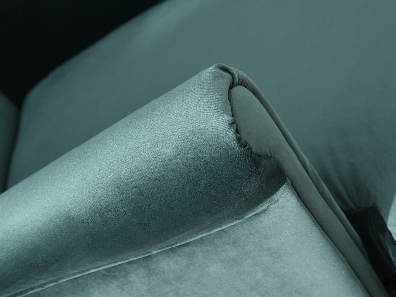 Fotel Malmo Żurawina Tkanina, Podstawa Orzech