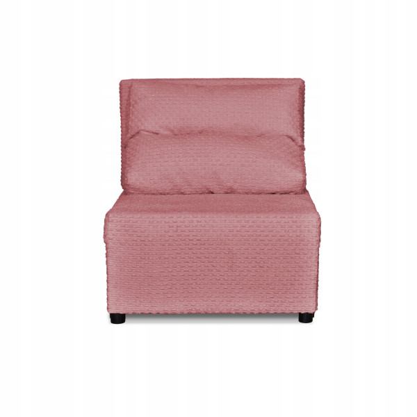 Fotel rozkładany funkcja spania KIMO pojemnik pościel Family Meble czarny