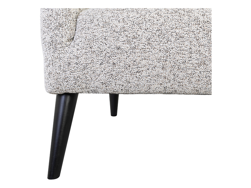 Fotel uszak Casey plecionka beżowy