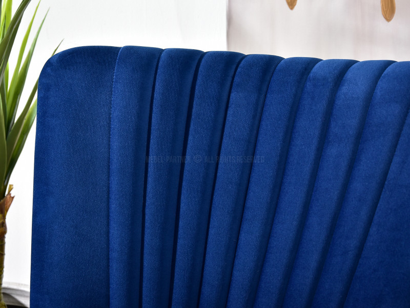 Fotel Lanza Szary Welur, Podstawa Czarny