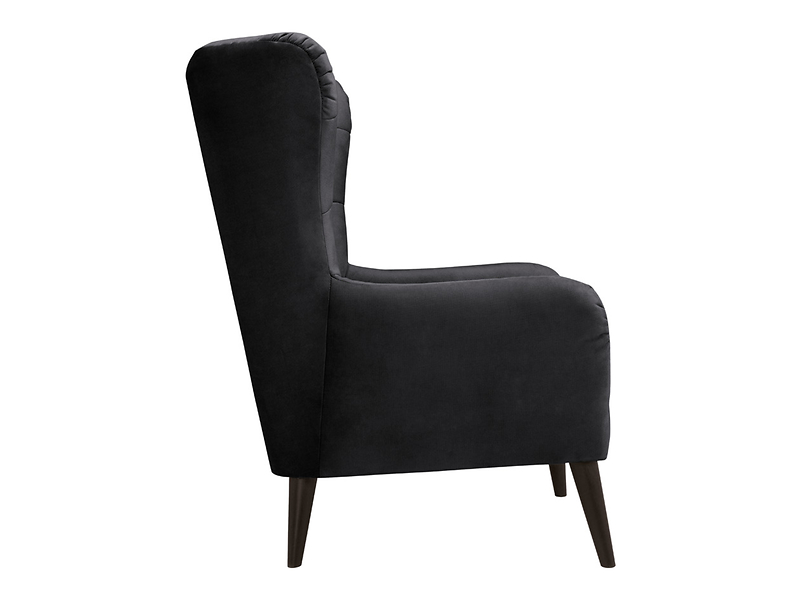 Fotel uszak Casey plecionka beżowy