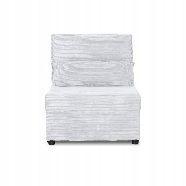 Fotel rozkładany funkcja spania KIMO pojemnik pościel Family Meble czarny