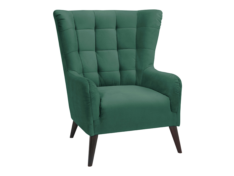 Fotel uszak Casey plecionka beżowy