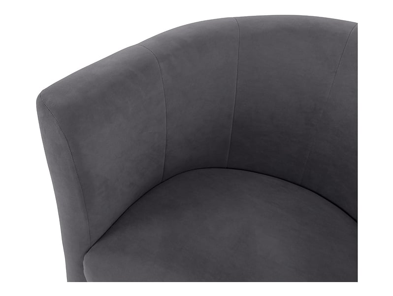 Fotel Orion welurowy granatowy