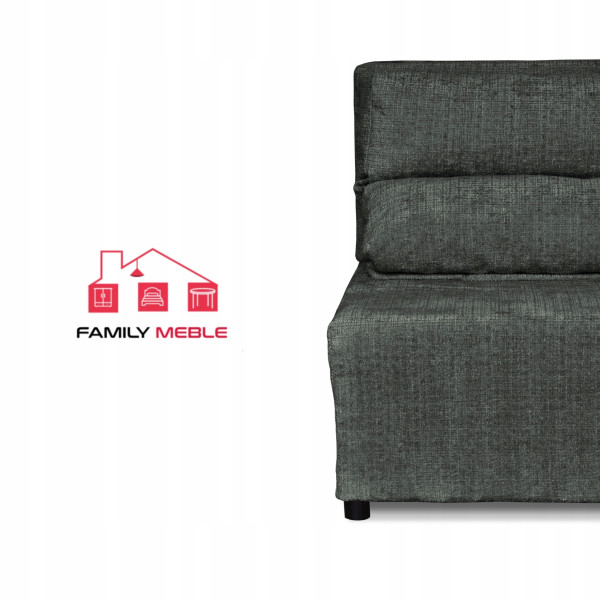 Fotel rozkładany z funkcja spania KIMO pojemnik na pościel Ramona c. szary