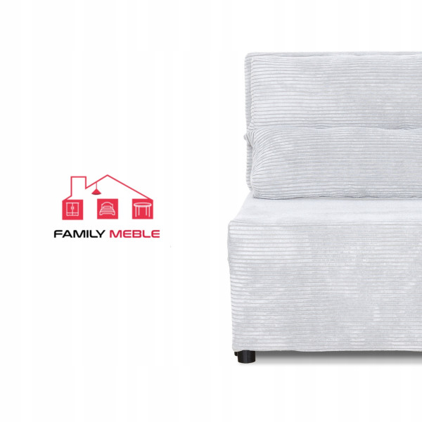 Fotel rozkładany funkcja spania KIMO pojemnik pościel Family Meble czarny