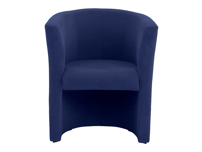 Fotel Orion welurowy granatowy