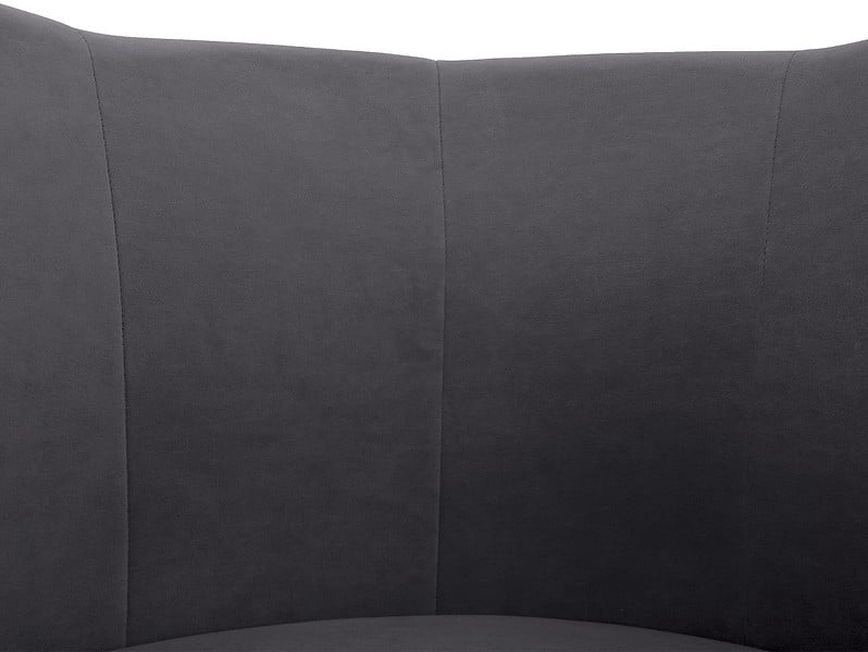 Fotel Orion welurowy granatowy