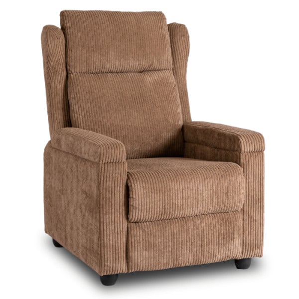 Fotel Rozkładany Wypoczynkowy Uszak Do Salonu Do Spania Szary SPENCER