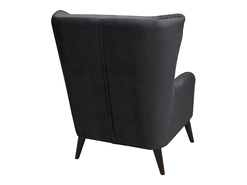 Fotel uszak Casey plecionka beżowy