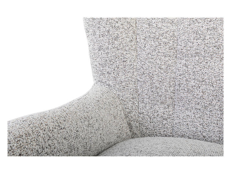 Fotel uszak Casey plecionka beżowy