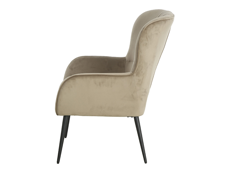 Fotel uszak Samon granatowy