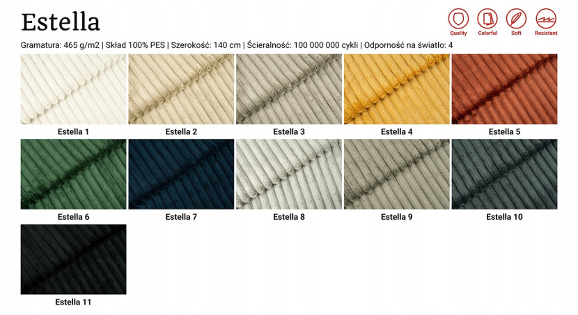 Fotel uszak Rene bujany skandynawski Family Meble sztruks czarny TOP