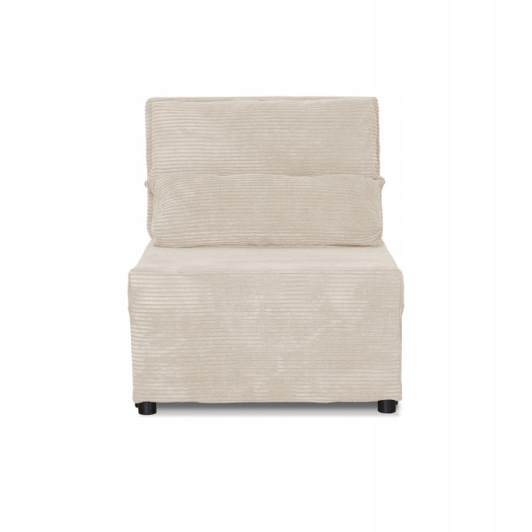 Fotel rozkładany funkcja spania KIMO pojemnik pościel Family Meble czarny