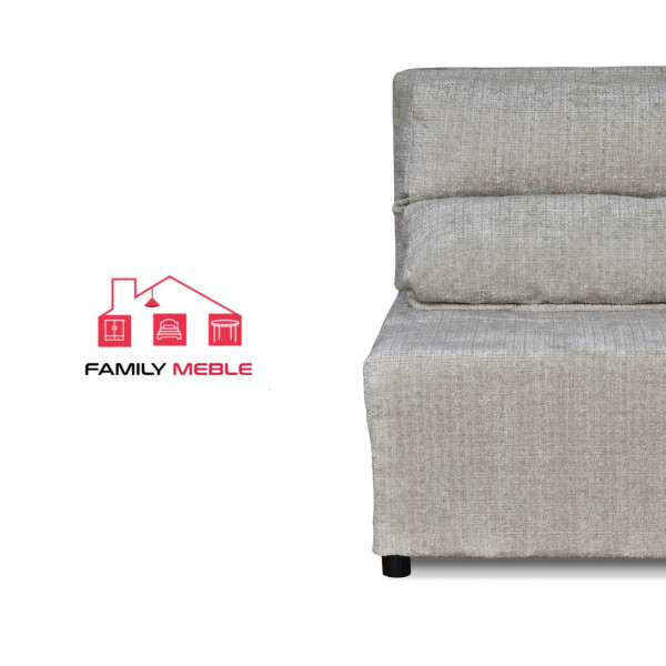 Fotel rozkładany z funkcja spania KIMO pojemnik na pościel Ramona c. szary